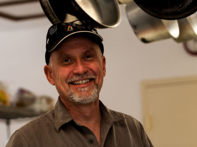 Eric the Cook at Desert Studies Center