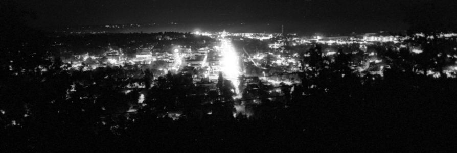 Flagstaff at Night from the Lowell Observervatory